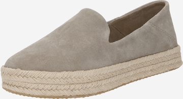 Espadrilles TOMS en beige : devant