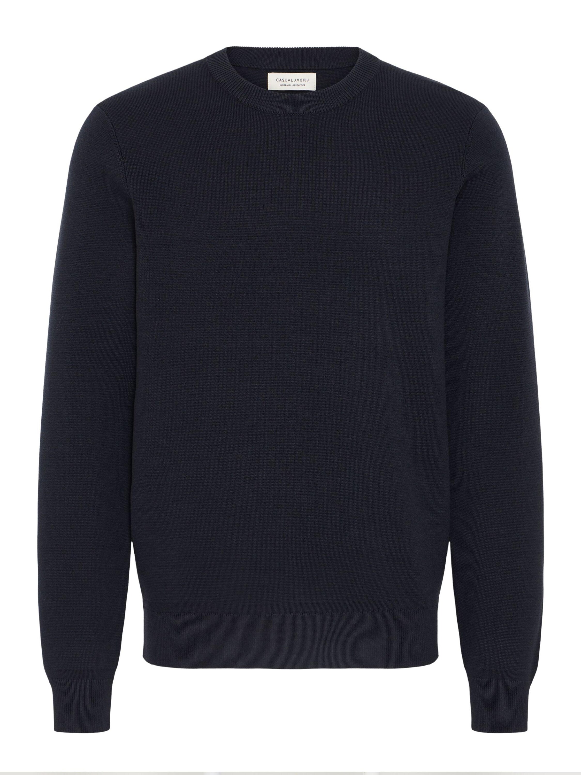 Casual Friday Sweater ' CFTHEO ' in Blue: front