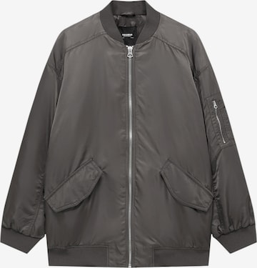 Pull&Bear Between-Season Jacket in Grey: front