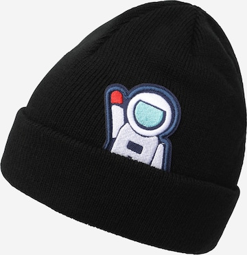 Mister Tee Beanie 'NASA' in Black: front