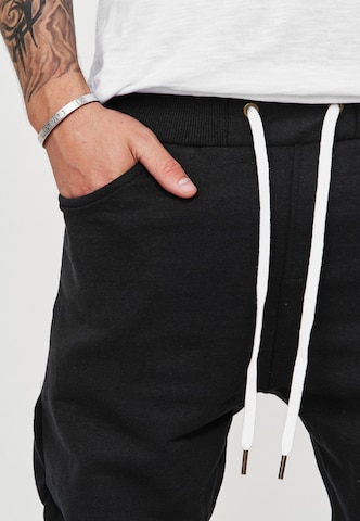 behype Slim fit Pants 'JOGGERY' in Black