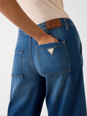 GUESS Wide Leg Jeans 'Zoya' in Blau
