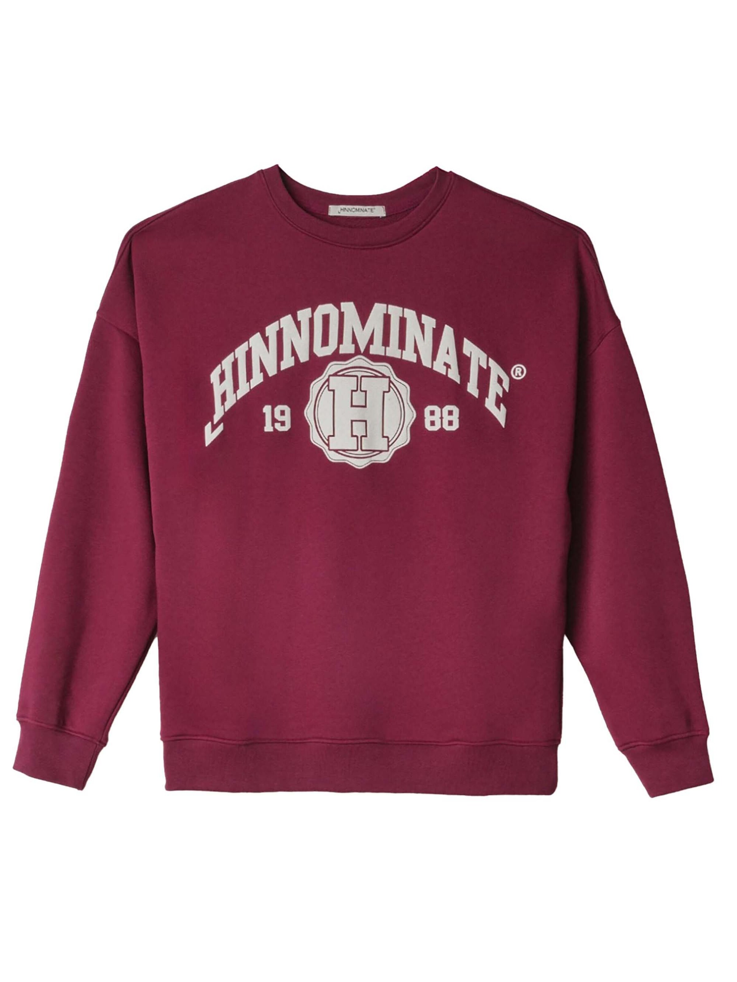 Sweat-shirt HINNOMINATE en rouge : devant