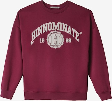 HINNOMINATE Sweatshirt in Red: front