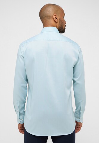 ETERNA Slim fit Button Up Shirt in Blue