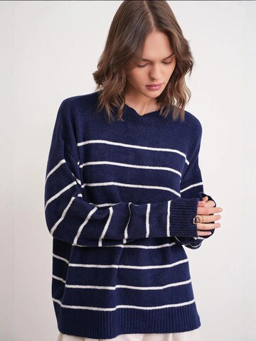 Pull-over oversize MixRay en bleu