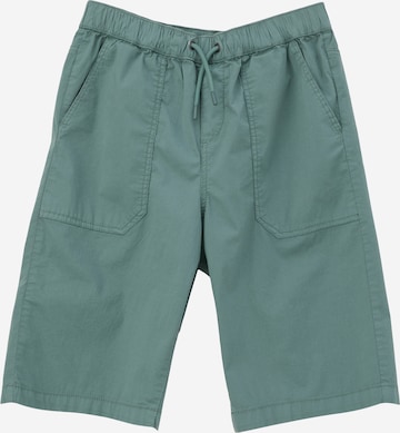 Regular Pantalon 'Dye' s.Oliver en vert : devant