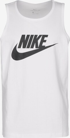 Nike Sportswear Regular Fit Tanktop in Weiß: predná strana