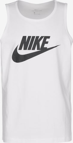 Coupe regular T-Shirt Nike Sportswear en blanc : devant