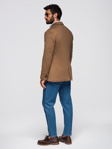 Regular fit Giacca da completo di Ombre in marrone