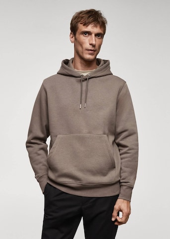 MANGO MAN Sweatshirt 'Bono' in Grey: front