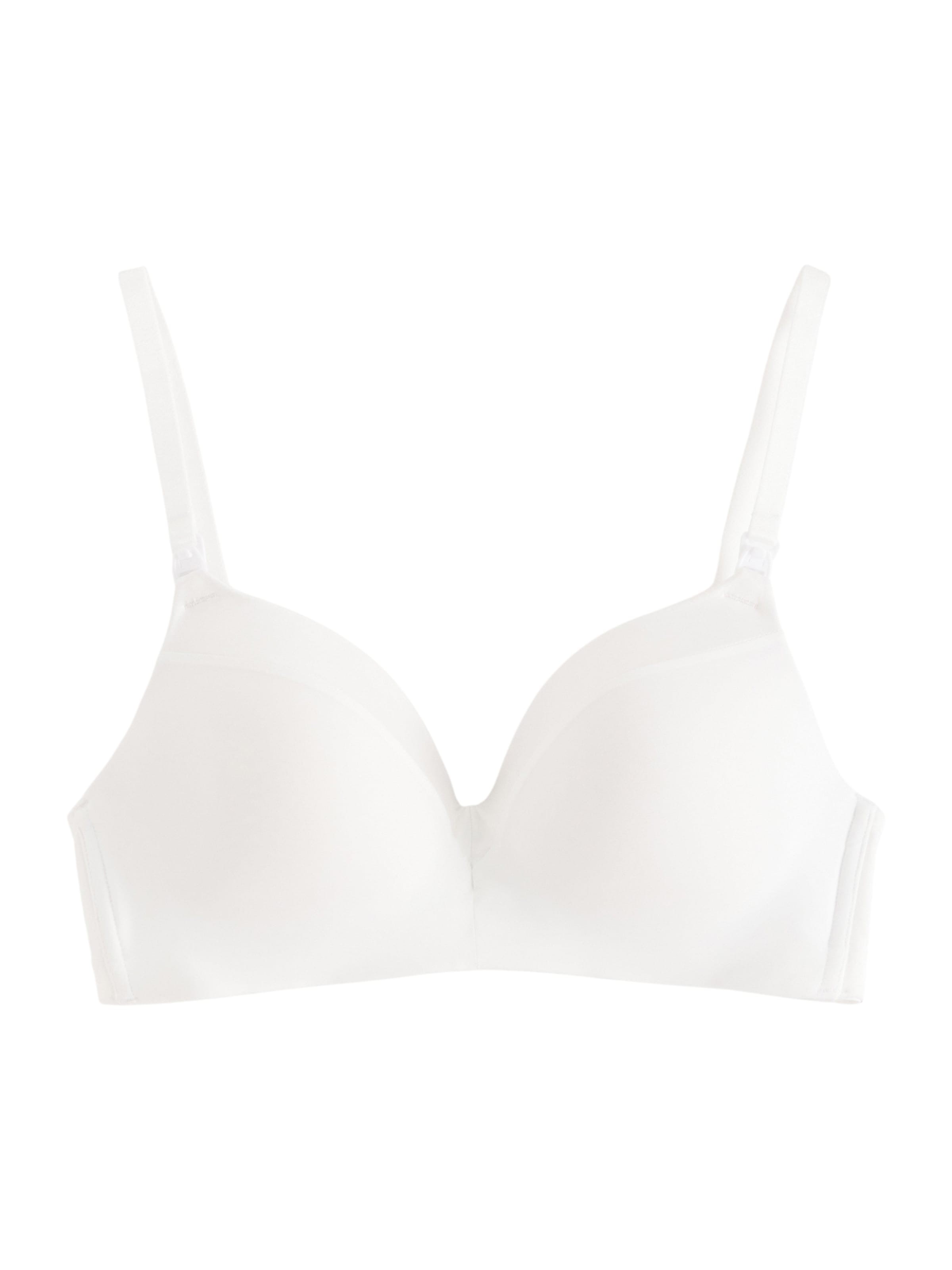 Lindex Maternity Бюстгальтер под футболку Бюстгальтер для кормящих мам в Белый: спереди