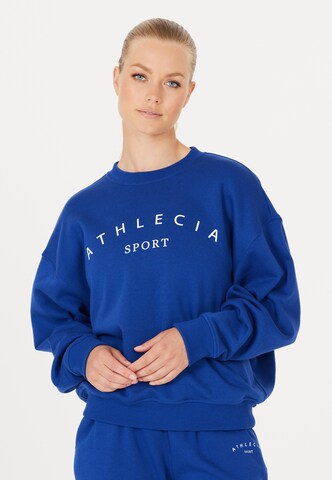 Athlecia Sportief sweatshirt 'Asport' in Blauw: voorkant