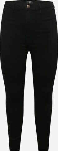River Island Plus Slimfit Jeans 'KAIA' i svart: framsida
