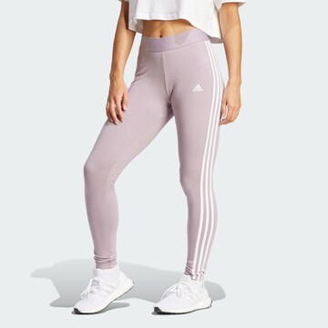 ADIDAS SPORTSWEAR Skinny Športne hlače 'Essential' | vijolična barva: sprednja stran