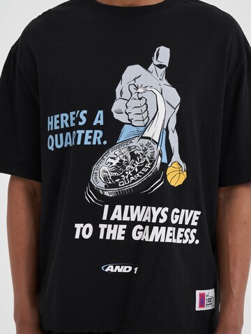 AND1 T-Shirt 'Gameless Trash Talk' in Schwarz