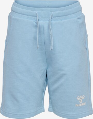 Hummel Regular Pants in Blue: front