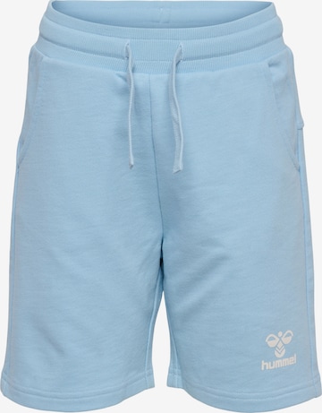 Hummel Regular Pants in Blue: front