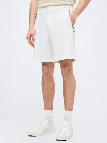 BOSS Loosefit Broek 'PS Spirit70' in Wit: voorkant