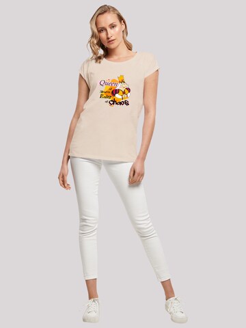 T-shirt 'Alice im Wunderland Queen Of Hearts' F4NT4STIC en beige