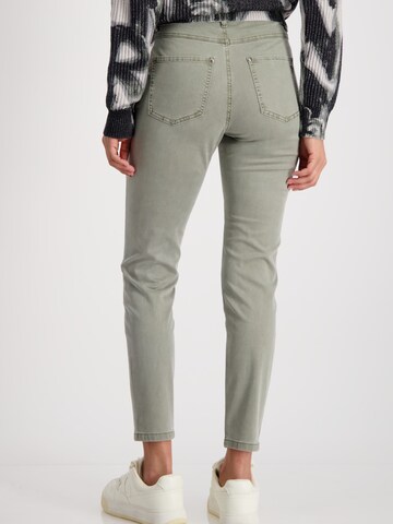monari Slimfit Kalhoty – zelená