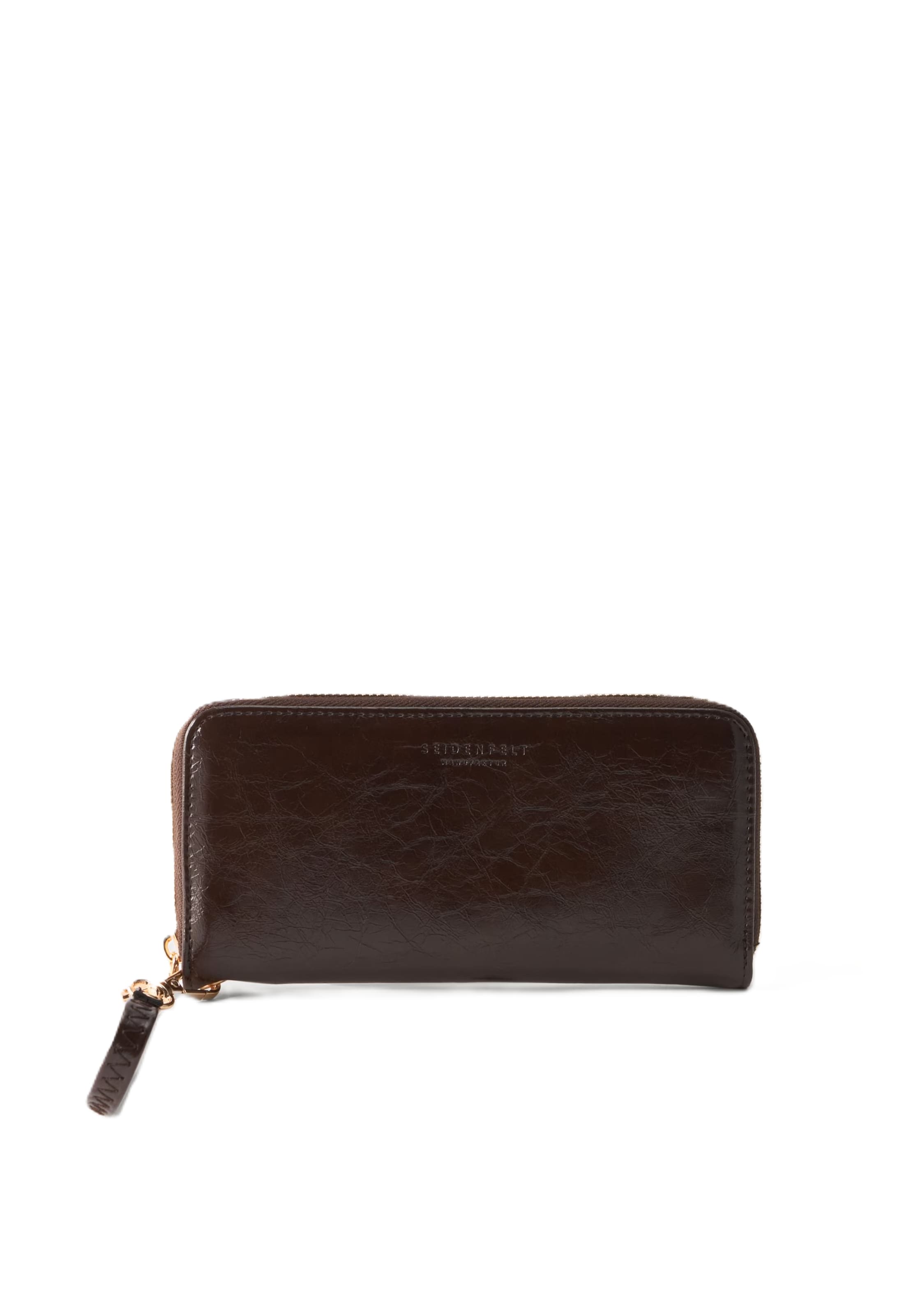 Seidenfelt Wallet 'SMILLA' in Brown: front