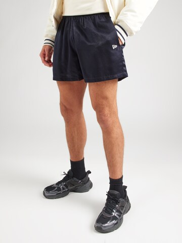 NEW ERA Regular Trousers in Blue: front