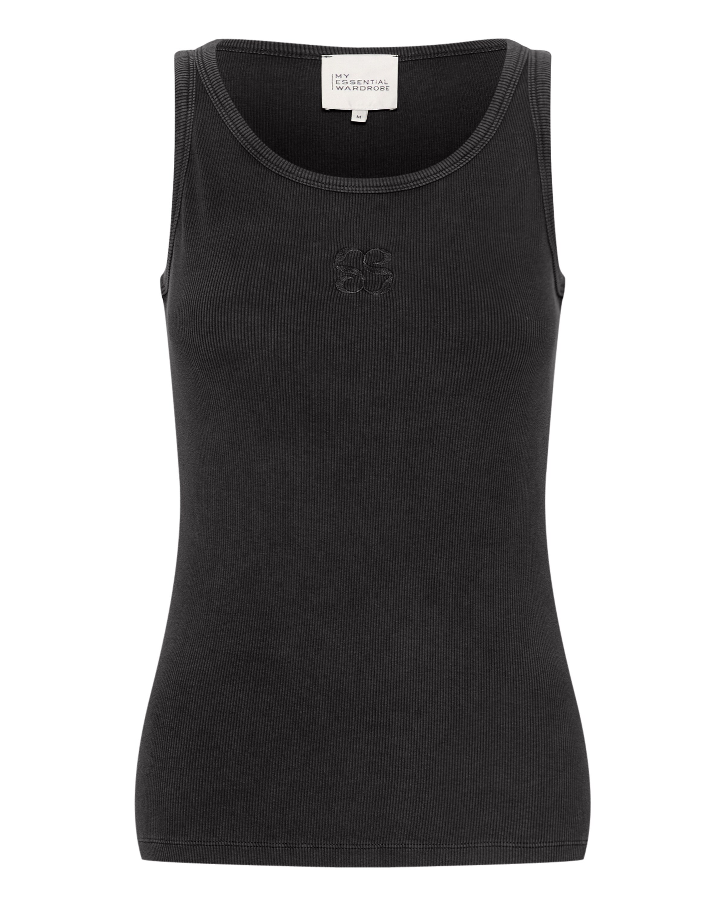 Top di My Essential Wardrobe in nero: frontale