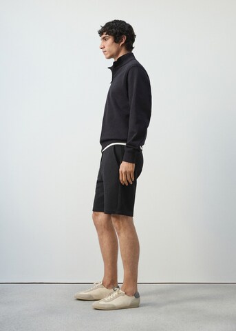 MANGO MAN Sweatshirt 'Winne' in Black