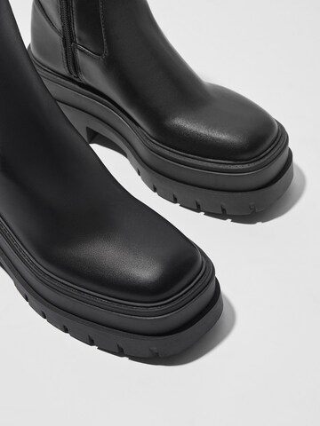 Bershka Chelsea boots i svart