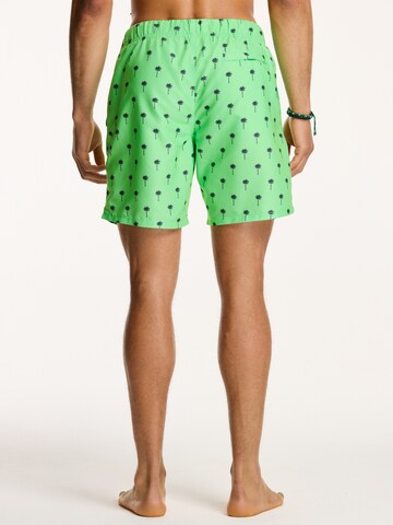 Shiwi Swimming shorts 'PALM' in Green