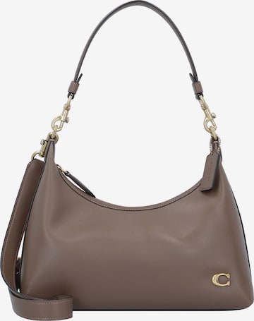 COACH Shoulder bag in Grey: front