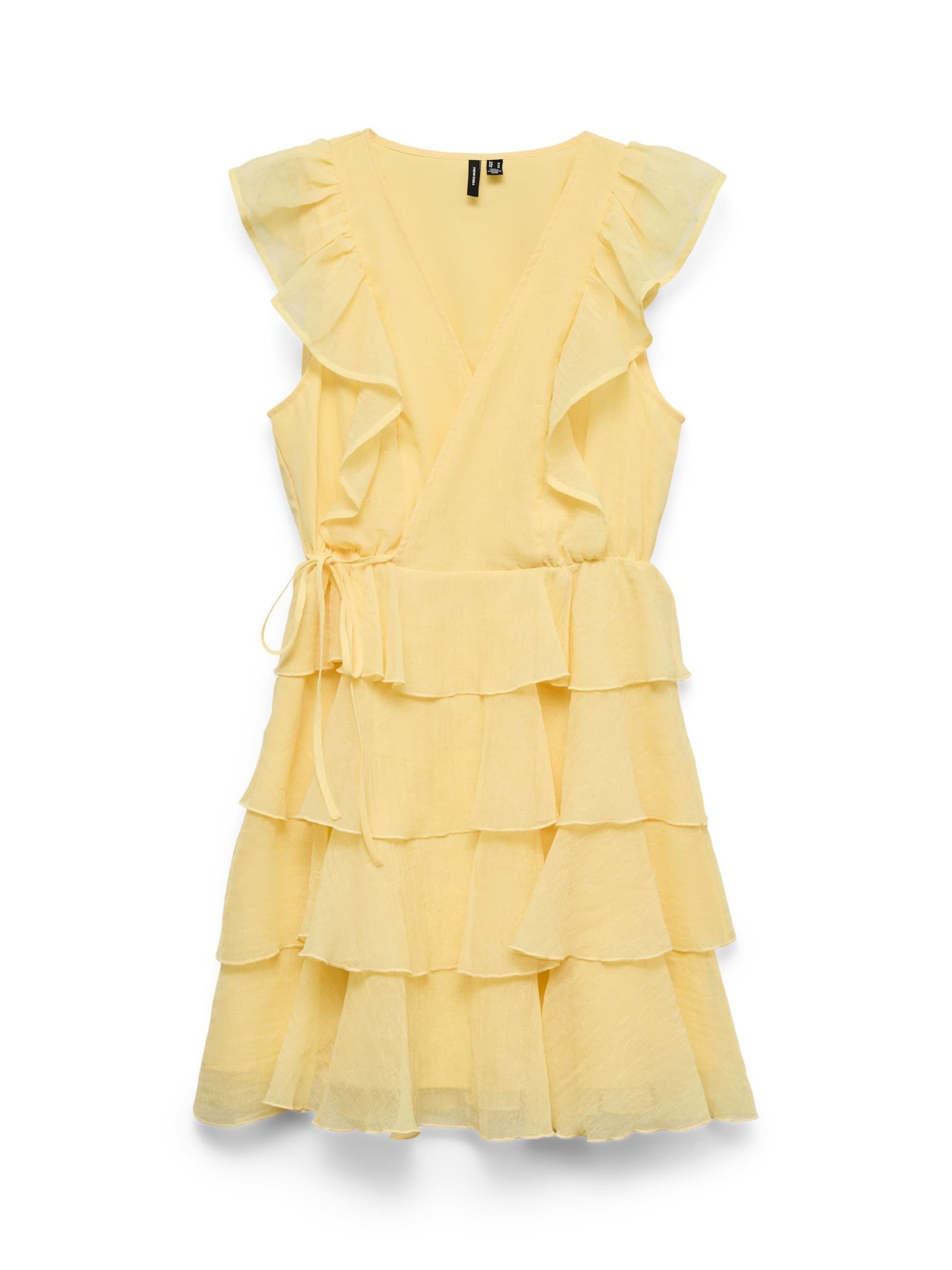 VERO MODA Kleid 'VMSabrina' in gelb, Produktansicht