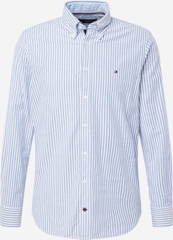 TOMMY HILFIGER Slim fit Koszula w kolorze niebieski: przód