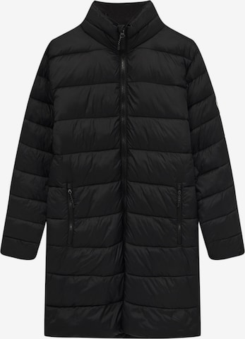 Pull&Bear Winterjas in Zwart: voorkant