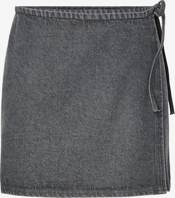 PIECES Skirt 'PCFLORA' in Grey: front
