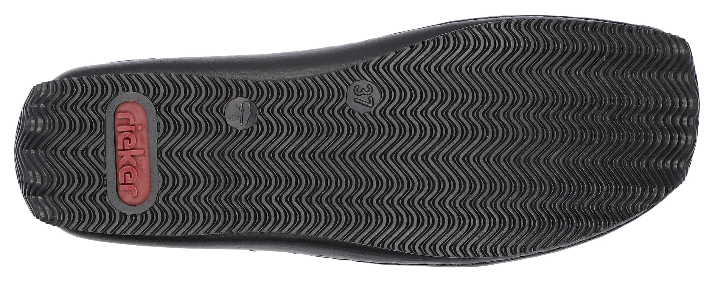 Rieker Slip On in Schwarz