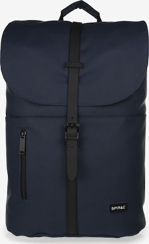 SPIRAL Backpack 'TRIBECA' in Blue: front