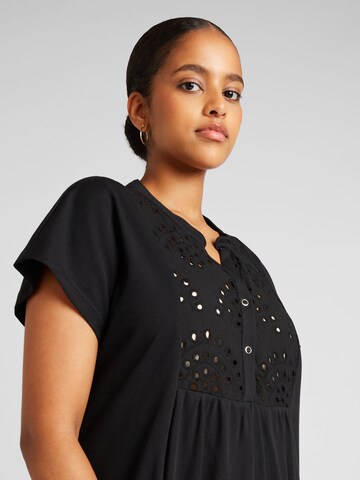 Robe-chemise 'CARSILLAH' ONLY Carmakoma en noir