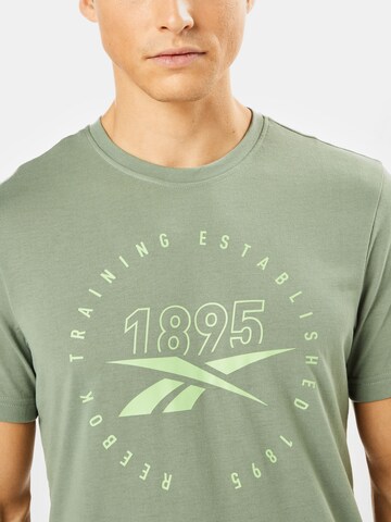 T-Shirt fonctionnel Reebok en vert