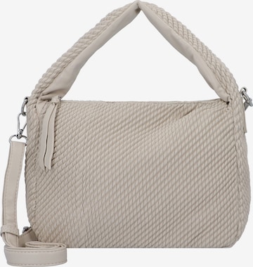 Sac bandoulière 'Nomi' TOM TAILOR DENIM en beige : devant
