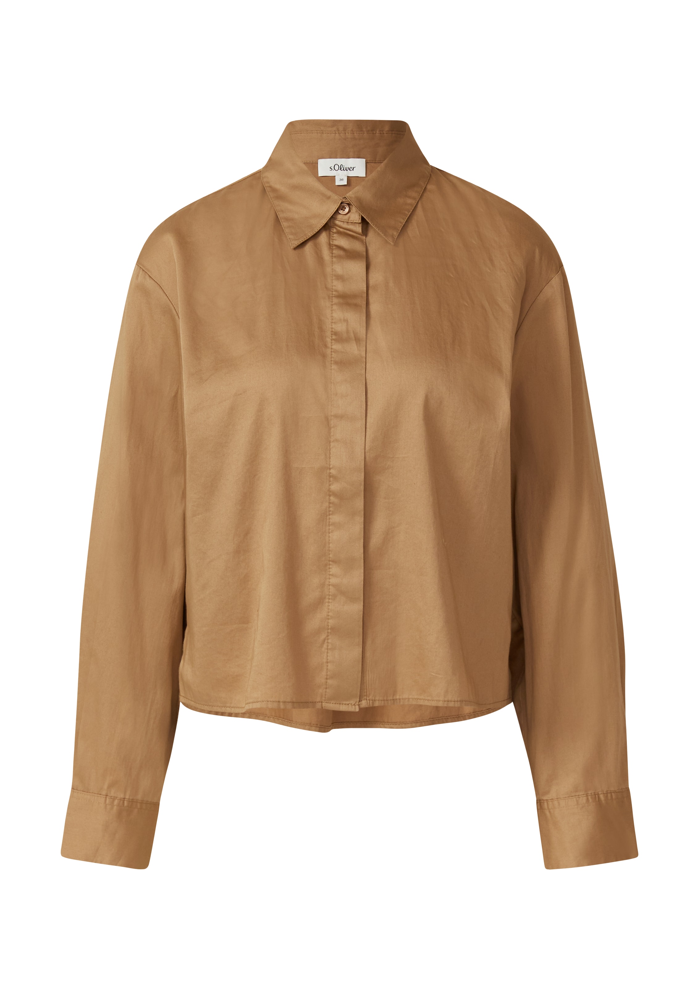 s.Oliver Μπλούζα σε καφέ: μπροστά