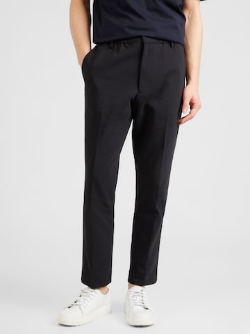 NN07 Regular Pleated Pants 'Billie' in Black: front