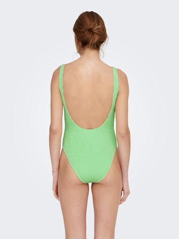 Bustier Maillot de bain ONLY en vert