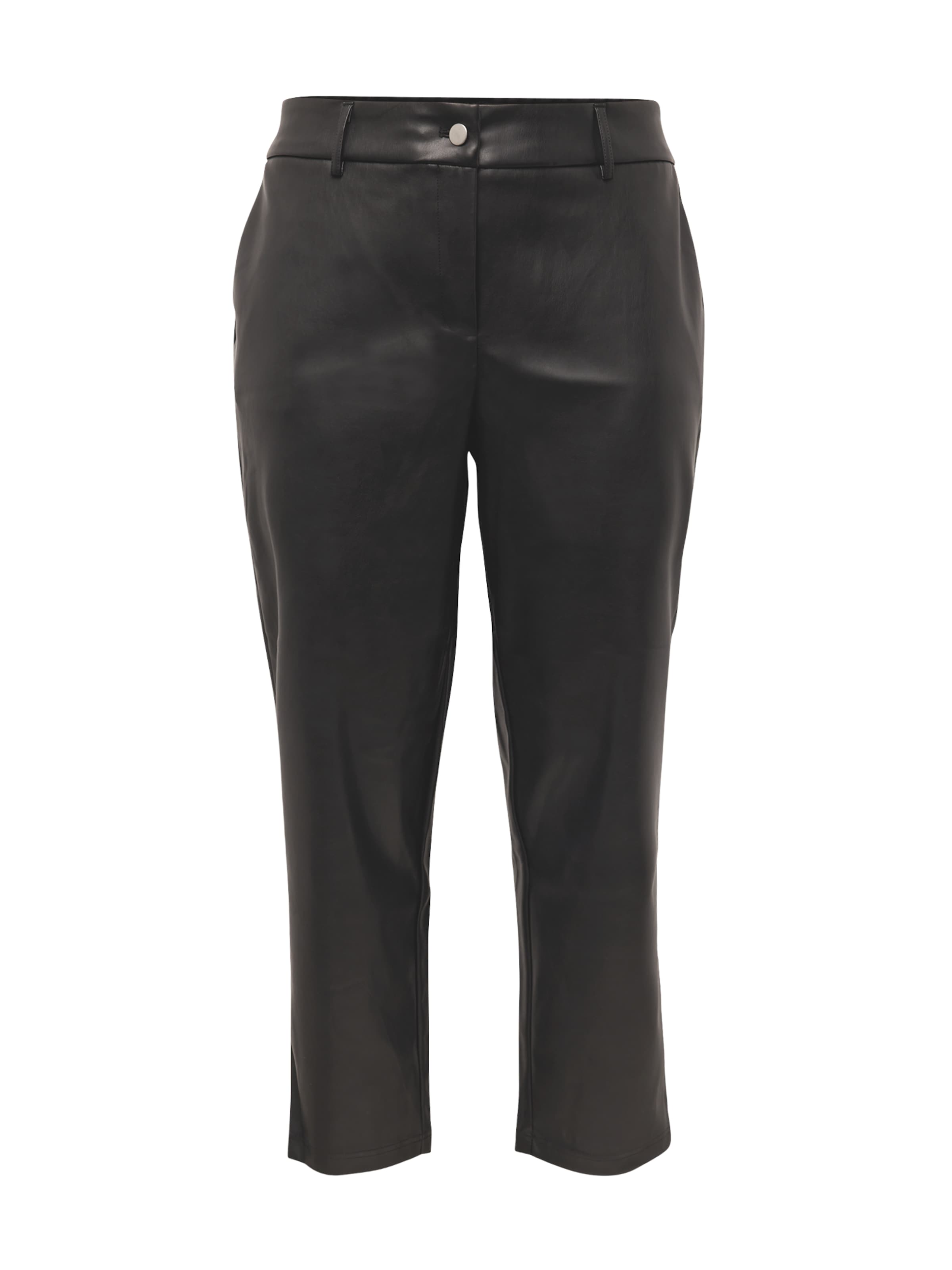 EVOKEDregular Hlače 'VILALY' - crna boja: prednji dio