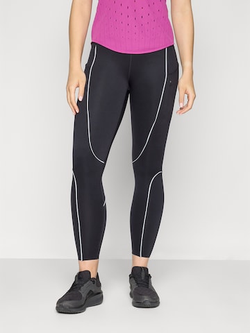 NIKE Skinny Sportnadrágok 'Go' - fekete: elől