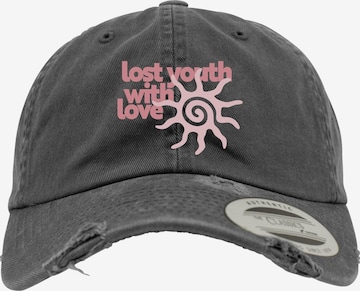 Lost Youth Čepice 'With Love' – šedá: přední strana