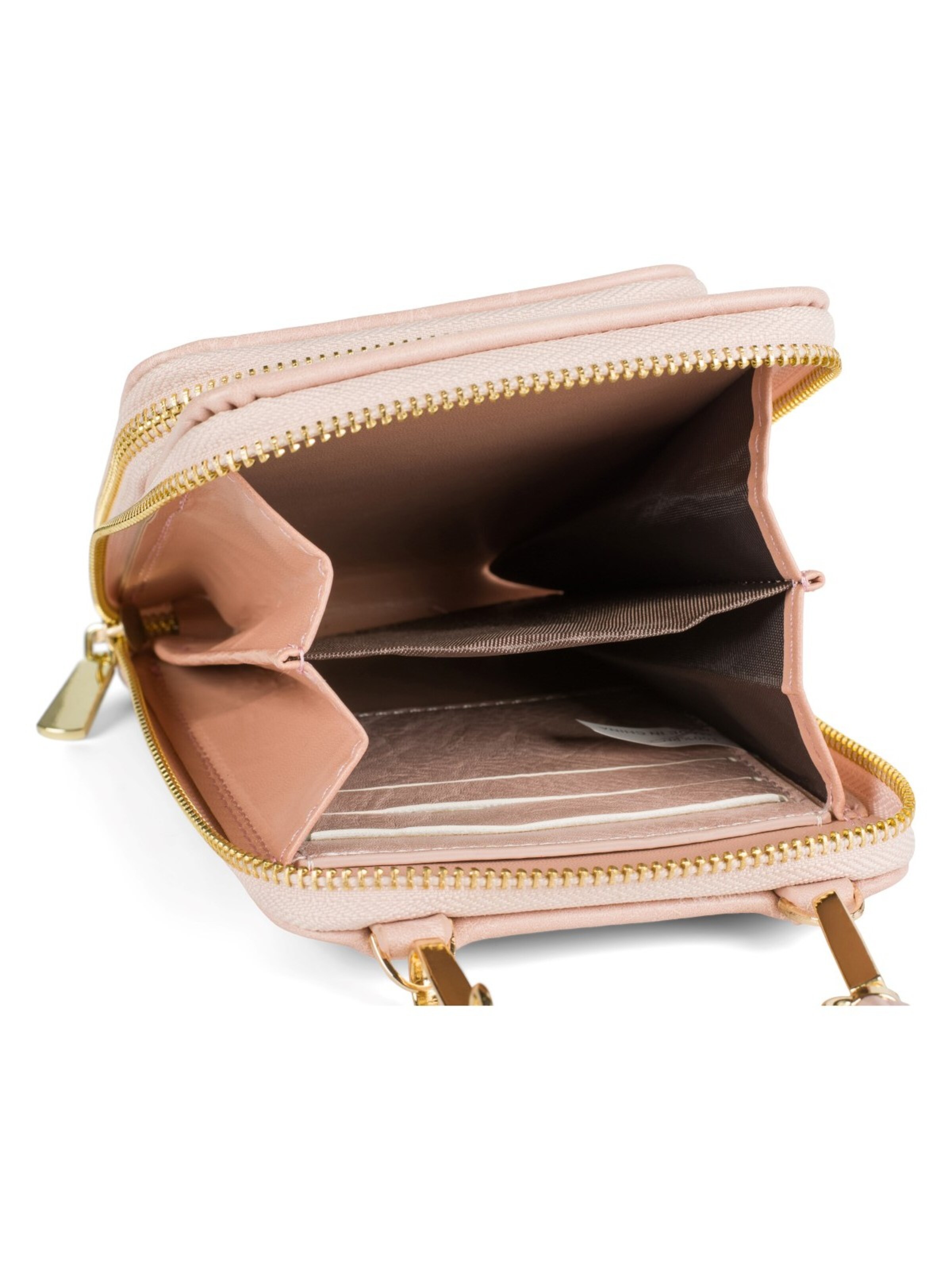 styleBREAKER Umhängetasche 'Mini Umhängetasche Einfarbig - RFID Schutz'‌‌‌‌‌ in Pink
