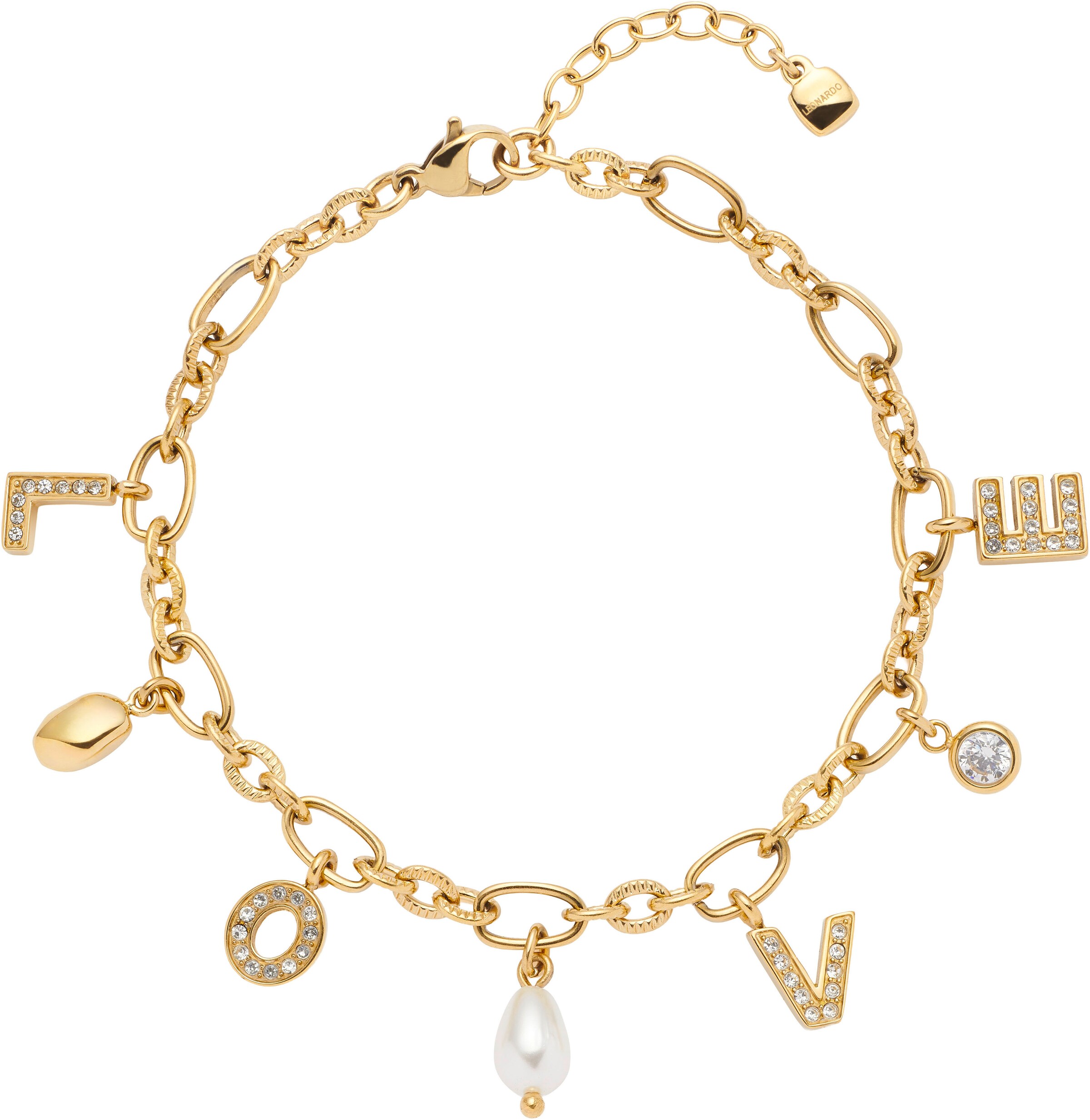 CIAO! BY LEONARDO Armband in Gold: Vorderseite