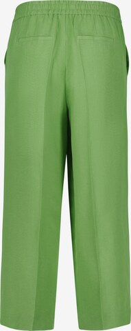 Loosefit Pantalon à plis zero en vert